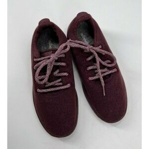 Allbirds Men Size 8 Made in Korea Wool Runners Red Maroon Sneakers Running Shoes